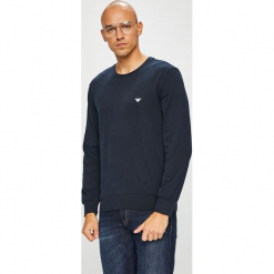 Emporio Armani - Bluza. Szare bejsbolówki męskie Emporio Armani, l, z bawełny, bez kaptura. Za 299,90 zł.