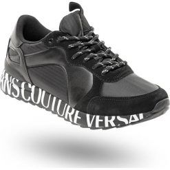 SNEAKERSY Versace Jeans Couture. Czarne sneakersy męskie Versace Jeans Couture, na sznurówki. Za 799,00 zł.