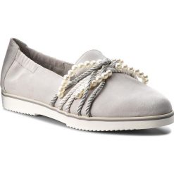 Lordsy TAMARIS - 1-24218-30 Light Grey 204. Szare mokasyny damskie marki Tamaris, ze skóry, bez obcasa, na płaskiej podeszwie. W wyprzedaży za 169,00 zł.