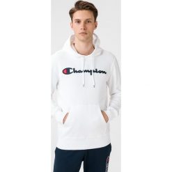 Champion Bluza Biały. Białe bluzy męskie Champion, l, z haftami, z bawełny, bez kołnierzyka, bez rękawów, bez kaptura. Za 306,95 zł.