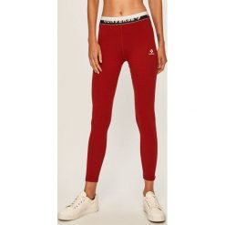 Converse - Legginsy. Brązowe spodnie damskie Converse, s, bez wzorów, z elastanu. W wyprzedaży za 129,90 zł.