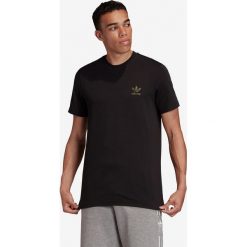 Adidas Originals Essentials Koszulka Czarny. Czarne podkoszulki męskie adidas Originals, s, bez wzorów, z bawełny, z krótkim rękawem. Za 111,95 zł.