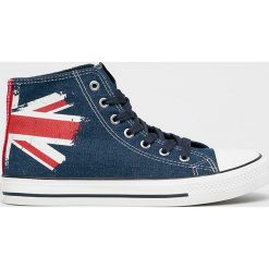 Lee Cooper - Trampki. Niebieskie trampki męskie Lee Cooper, bez wzorów, z gumy, na sznurówki. Za 119,90 zł.