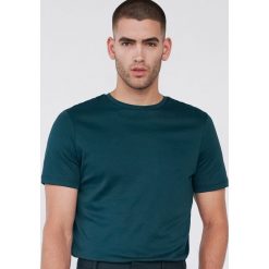 T-shirt z bawełny pima - Turkusowy. Niebieskie t-shirty męskie Reserved, xl, bez wzorów, z bawełny, bez kołnierzyka. Za 49,99 zł.
