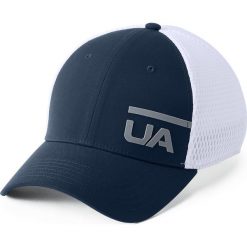 Under Armour Czapka męska Men's Train Spacer Mesh Cap granatowa r. M/L (1305446-408). Szare czapki z daszkiem męskie marki Under Armour. Za 68,64 zł.
