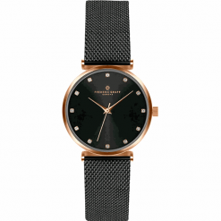 Frederic Graff Batura Star Black Mesh FCB-3318. Czarne zegarki damskie Frederic Graff. W wyprzedaży za 252,00 zł.