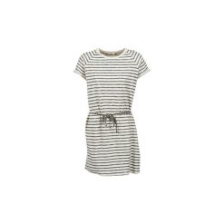 Sukienki krótkie Lee EASY JERSEY. Białe sukienki hiszpanki Lee, xs, z jersey, z krótkim rękawem, mini. Za 216,30 zł.