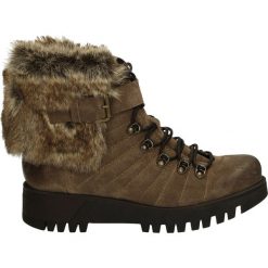 Botki - 172M2216 TORB. Brązowe botki damskie zamszowe marki Venezia. Za 299,00 zł.