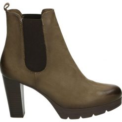 Botki - 184110FY N TA. Brązowe botki damskie skórzane marki Venezia. Za 329,00 zł.