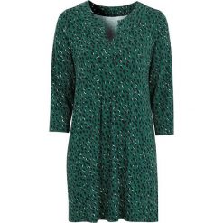 Cellbes Dżersejowa tunika w kropki zielony w kropki female zielony/ze wzorem 58/60. Zielone tuniki damskie Cellbes, na co dzień, bez wzorów, z dżerseju, z okrągłym kołnierzem, bez rękawów. Za 159,00 zł.
