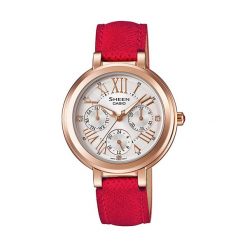Zegarki damskie: Zegarek damski Casio Sheen Premium SHE-3034GL-7BUEF