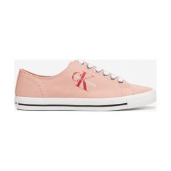 Calvin Klein Diamante Tenisówki Beżowy. Brązowe trampki i tenisówki damskie Calvin Klein, bez wzorów, z jeansu, bez zapięcia. Za 405,95 zł.