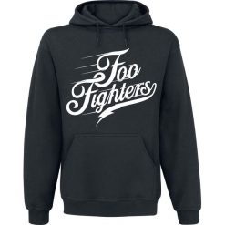 Foo Fighters Logo Bluza z kapturem czarny. Czarne bluzy męskie marki Foo Fighters, l, bez wzorów, z kapturem, bez rękawów, z kapturem. Za 164,90 zł.