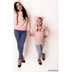 Bluza Damska Mama i Syn LM47/2. Różowe bluzy damskie Pakamera, s, bez wzorów, z dzianiny, bez rękawów, bez kaptura. Za 75,00 zł.