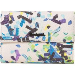 Desigual Confetti Alba Portfel Biały Wielokolorowy. Białe portfele damskie Desigual, z materiału. Za 240,95 zł.