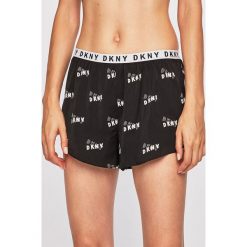 Dkny - Szorty piżamowe. Czarne piżamy damskie DKNY, s, bez wzorów, z poliesteru, bez rękawów. W wyprzedaży za 129,90 zł.