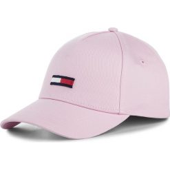 Czapka z daszkiem TOMMY JEANS - Tjw Flag Cap AW0AW06885 902. Różowe czapki damskie Tommy Jeans, bez wzorów, z bawełny. W wyprzedaży za 119,00 zł.