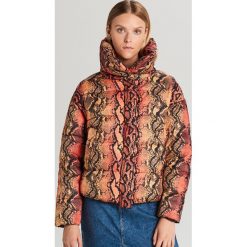 Kurtka puffer - Beżowy. Brązowe kurtki damskie Cropp, s, bez wzorów, bez kaptura. W wyprzedaży za 89,99 zł.