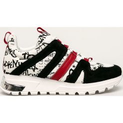 Dkny - Buty. Czarne buty sportowe damskie DKNY, ze skóry. Za 679,90 zł.