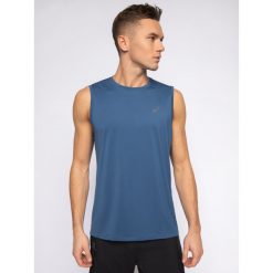 Koszulka techniczna Asics Race Singlet 2011A780. Niebieskie koszulki męskie Asics, m, bez wzorów, z poliesteru, sportowe, polo, bez rękawów. W wyprzedaży za 99,00 zł.