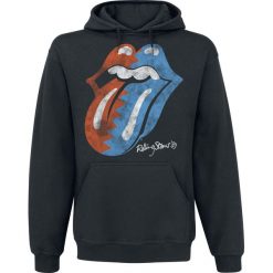 Bluzy męskie: The Rolling Stones Zig Zag Tongue 89 Bluza z kapturem czarny