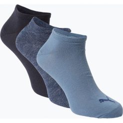 Puma - Męskie skarpety do obuwia sportowego pakowane po 3 szt., niebieski. Niebieskie skarpetki męskie Puma, bez wzorów, z dżerseju. Za 39,95 zł.