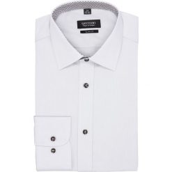 Koszula bexley 2499/2 długi rękaw slim fit szary. Szare koszule męskie Recman, m, bez wzorów, bez kołnierzyka, z długim rękawem. Za 139,00 zł.
