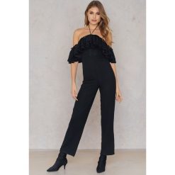 Kombinezony damskie: SheIn Kombinezon z cekinami – Black