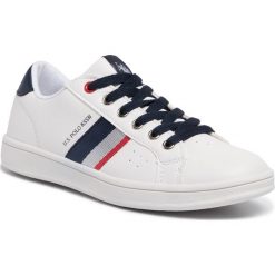 Sneakersy U.S. POLO ASSN. - Oscar ECROK4116S9/Y2 Whi/Dkbl. Białe półbuty dziewczęce U.S. Polo Assn., na sznurówki. Za 209,00 zł.