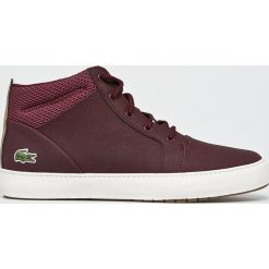 Lacoste - Trampki Ampthill. Brązowe trampki i tenisówki damskie marki Lacoste, ze skóry, na sznurówki. W wyprzedaży za 359,90 zł.