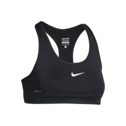 Stanik fitness damski Nike. Czarne biustonosze sportowe Nike. Za 99,99 zł.