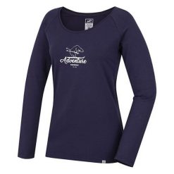 Hannah Koszulka Damska Fabris Night Shadow Blue 10000221hhx (Rozmiar 36). Niebieskie topy sportowe damskie Hannah, bez wzorów, bez kołnierzyka, bez rękawów, bez kaptura. W wyprzedaży za 93,00 zł.