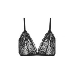 Stanik Koronkowy Emy. Czarne bez kategorii marki Koniakowsky lingerie, w koronkowe wzory, z koronki. Za 120,00 zł.