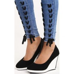 Buty ślubne damskie: Czarne Koturny Pure Things