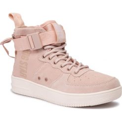 Sneakersy BIG STAR - EE274658 Pink. Różowe półbuty damskie BIG STAR, ze skóry. W wyprzedaży za 129,00 zł.