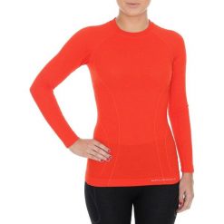 Bluzki sportowe damskie: Brubeck Koszulka damska z długim rękawem Active Wool czerwona r. S (LS12810)