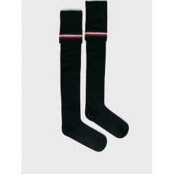 Tommy Hilfiger - Zakolanówki. Szare skarpetki damskie TOMMY HILFIGER, z lycry. Za 79,90 zł.