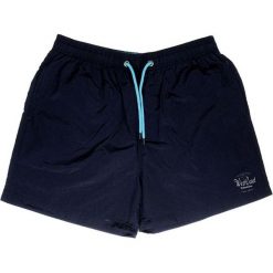 Sportowe Męskie Ciemne Granatowe Spodenki Plażowe Letnie, Kąpielowe, Pako Jeans SPPJNSPLAZOWESTILLgr. Niebieskie spodnie męskie Pako Jeans, na plażę, na lato, m, z napisami, z jeansu, sportowe. W wyprzedaży za 39,00 zł.