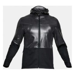 Kurtki sportowe męskie: Under Armour Kurtka męska UA Swacket Hybrid Windbreaker czarna r. S (1306456-001)