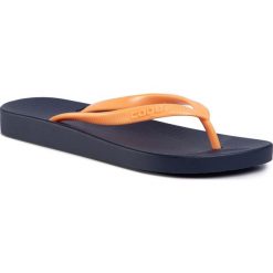 Japonki COQUI - Kaja 1326-100-2160 Navy/Coral. Pomarańczowe klapki damskie Coqui, bez wzorów, z tworzywa sztucznego, bez obcasa. Za 49,00 zł.
