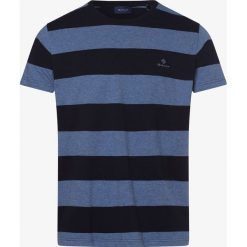 Gant - T-shirt męski, niebieski. Niebieskie t-shirty męskie GANT, m, w paski, z bawełny. Za 179,95 zł.