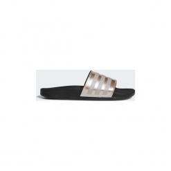 Klapki adidas Klapki adilette Cloudfoam Plus Explorer. Szare klapki damskie Adidas, bez wzorów, bez obcasa. Za 169,00 zł.