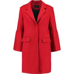 Płaszcze damskie pastelowe: Cortefiel TAILORED COAT WITH BELLED CUFFS Płaszcz wełniany /Płaszcz klasyczny red