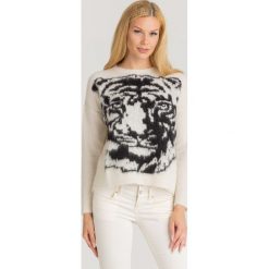 SWETER LIU JO. Szare swetry damskie Liu Jo, s, z aplikacjami, bez rękawów, bez kaptura. Za 989,00 zł.