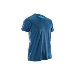 Koszulka fitness kardio krótki rękaw FREELIFT męska. Niebieskie koszulki sportowe męskie marki Adidas, xl, ze skóry, z krótkim rękawem, na fitness i siłownię, climalite (adidas). W wyprzedaży za 64,99 zł.