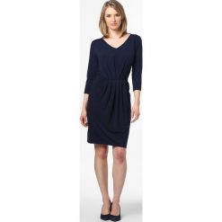 Betty Barclay - Sukienka damska, niebieski. Niebieskie sukienki damskie Betty Barclay, z aplikacjami, bez kołnierzyka, bez rękawów. Za 359,95 zł.