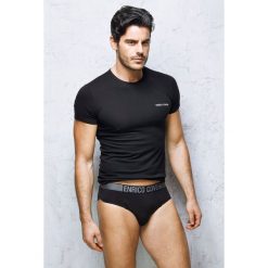 Męski komplet Enrico Coveri 1652 Nero: T-shirt i slipy. Szare slipy męskie marki Enrico Coveri, m, z dzianiny. Za 73,99 zł.