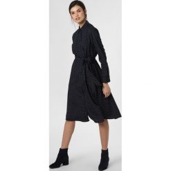 Lauren Ralph Lauren - Sukienka damska, niebieski. Niebieskie sukienki damskie Lauren Ralph Lauren, bez wzorów, klasyczne, z klasycznym kołnierzykiem, bez rękawów, koszulowe. Za 899,95 zł.