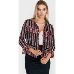 Pinko Gaynor Marynarka Niebieski Czerwony. Czerwone kurtki damskie Pinko, s, bez wzorów, z bawełny. Za 1791,95 zł.