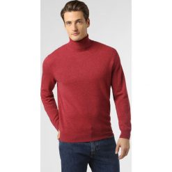 Andrew James - Sweter męski, czerwony. Czerwone swetry męskie Andrew James, m, bez wzorów, z kaszmiru, klasyczne, z golfem, bez kaptura. Za 599,95 zł.